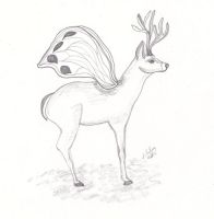 Butterfly deer